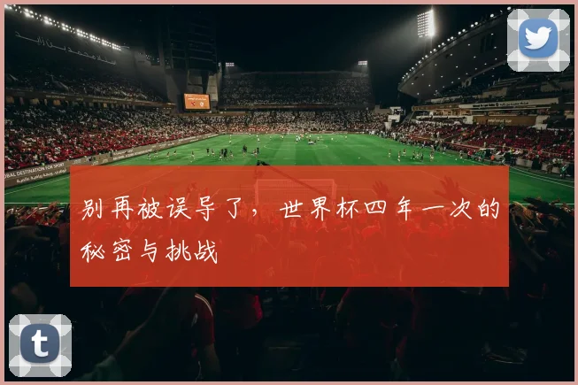别再被误导了，世界杯四年一次的秘密与挑战